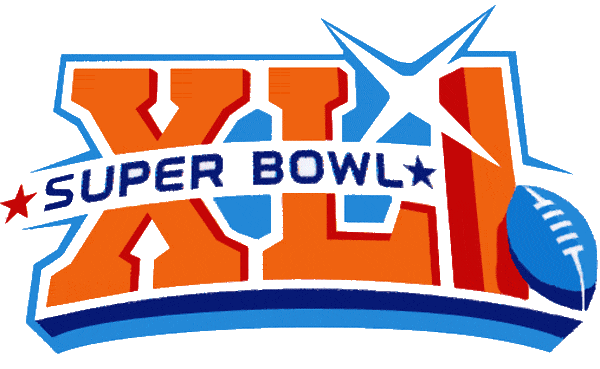 Super Bowl XLI Alternate 03 Logo vinyl decal